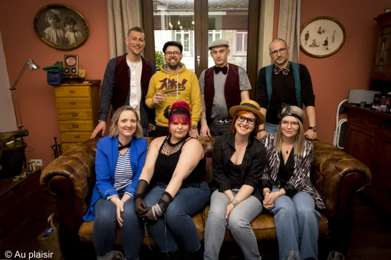 Jeu en groupe, murder party, ludique et insolite Hastière dinant, Namur
