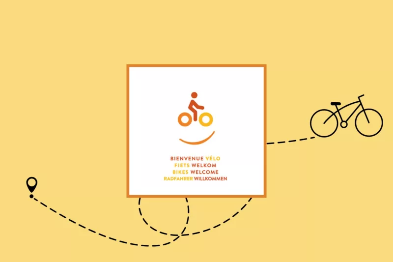 Label bikes welcome au plaisir playful guesthouse Hastière Dinant Namur Belgique Cluedo B&B